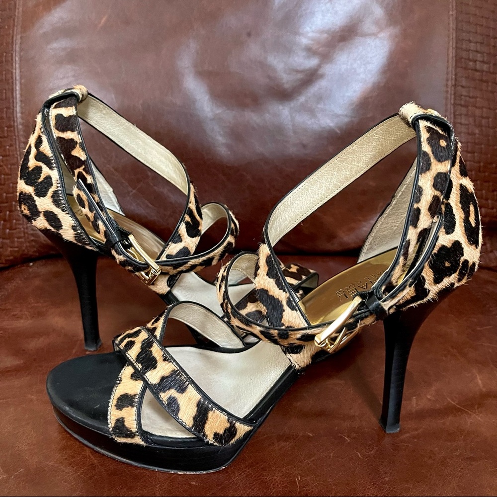 Michael Kors Leopard Print Heels